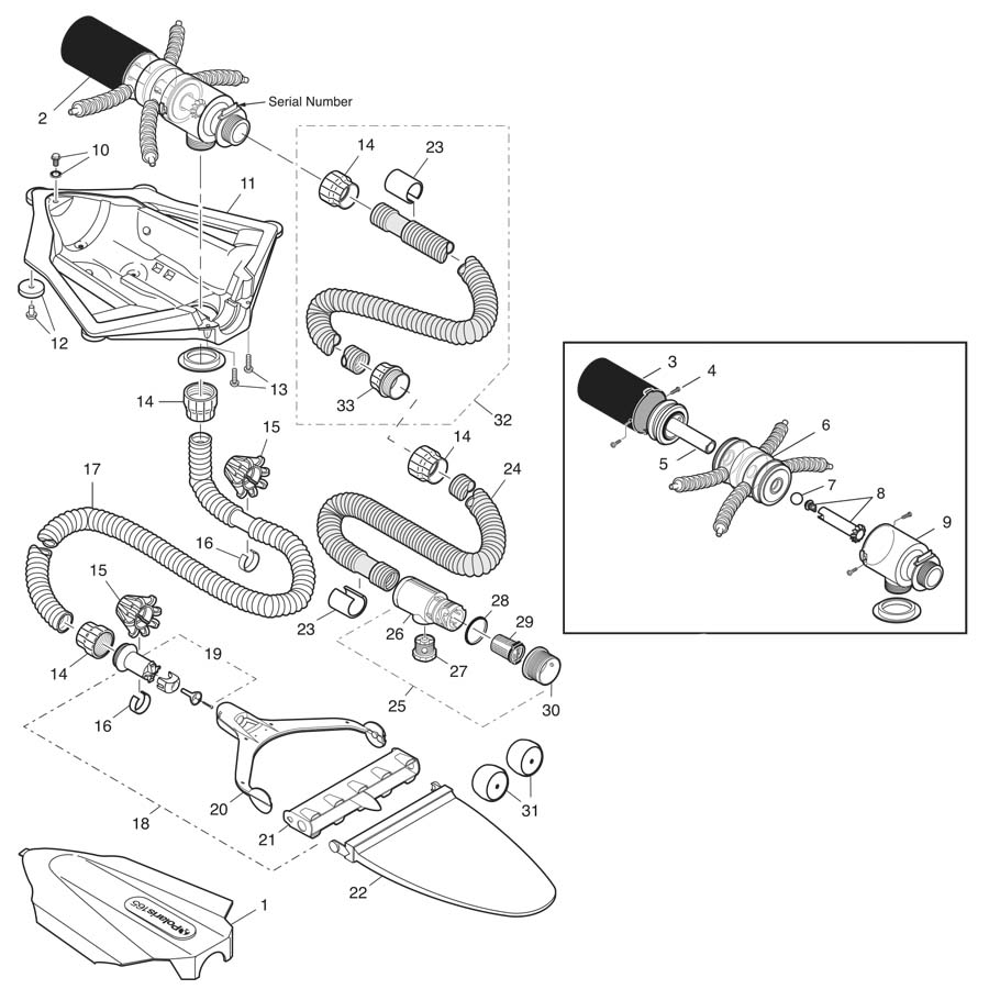 polaris vac sweep 165