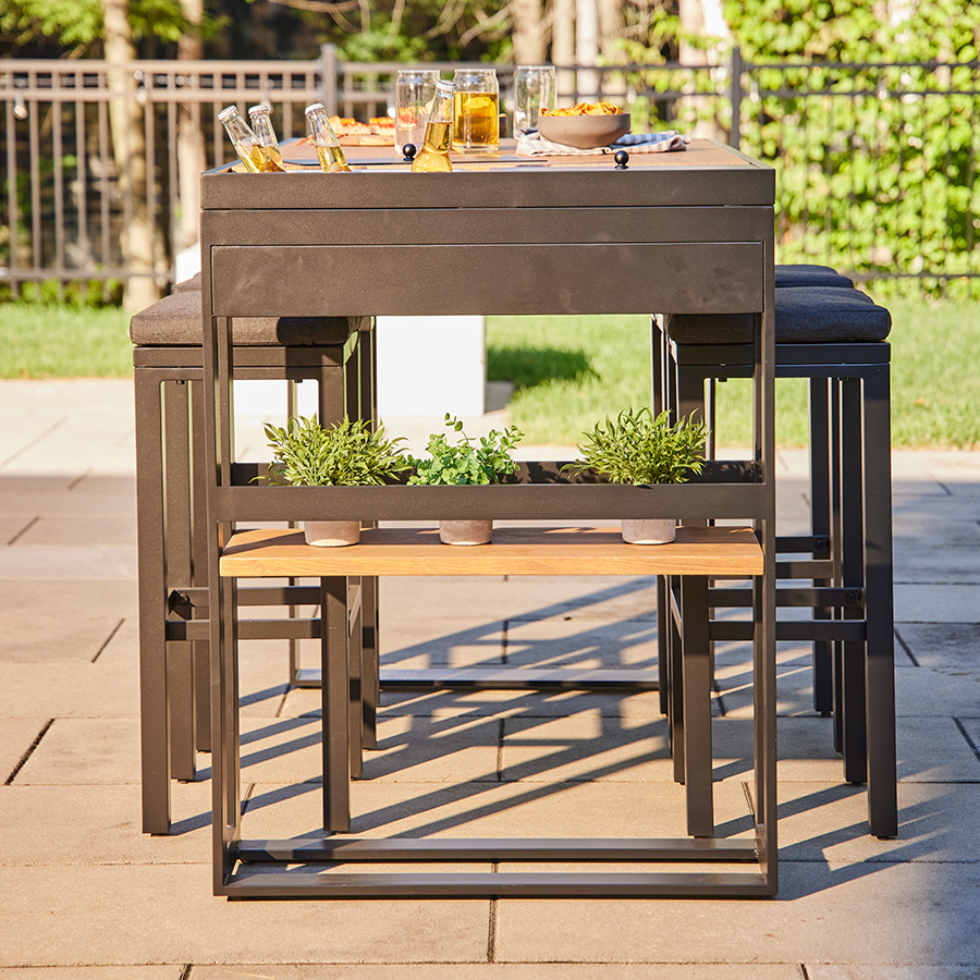 Bar Table With Storage