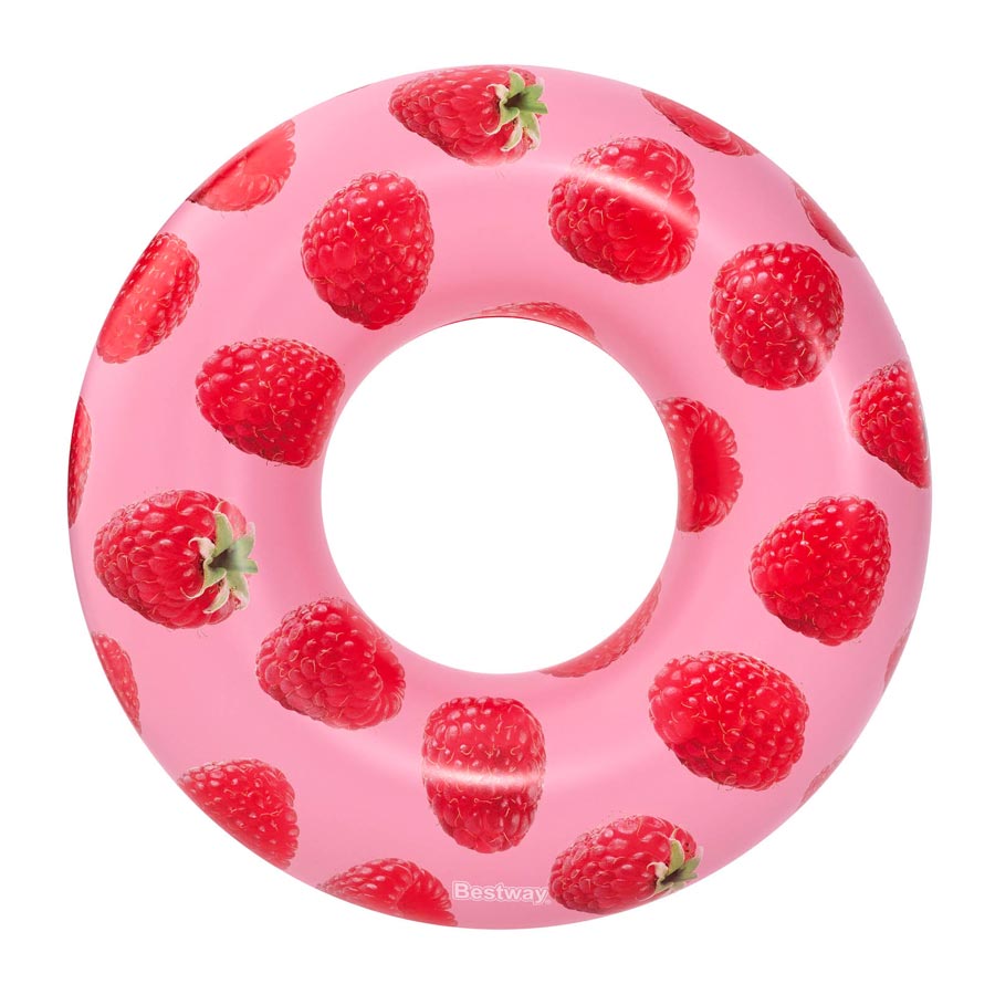 Raspberry Swim Ring Pool Float Pioneer Family Pools
