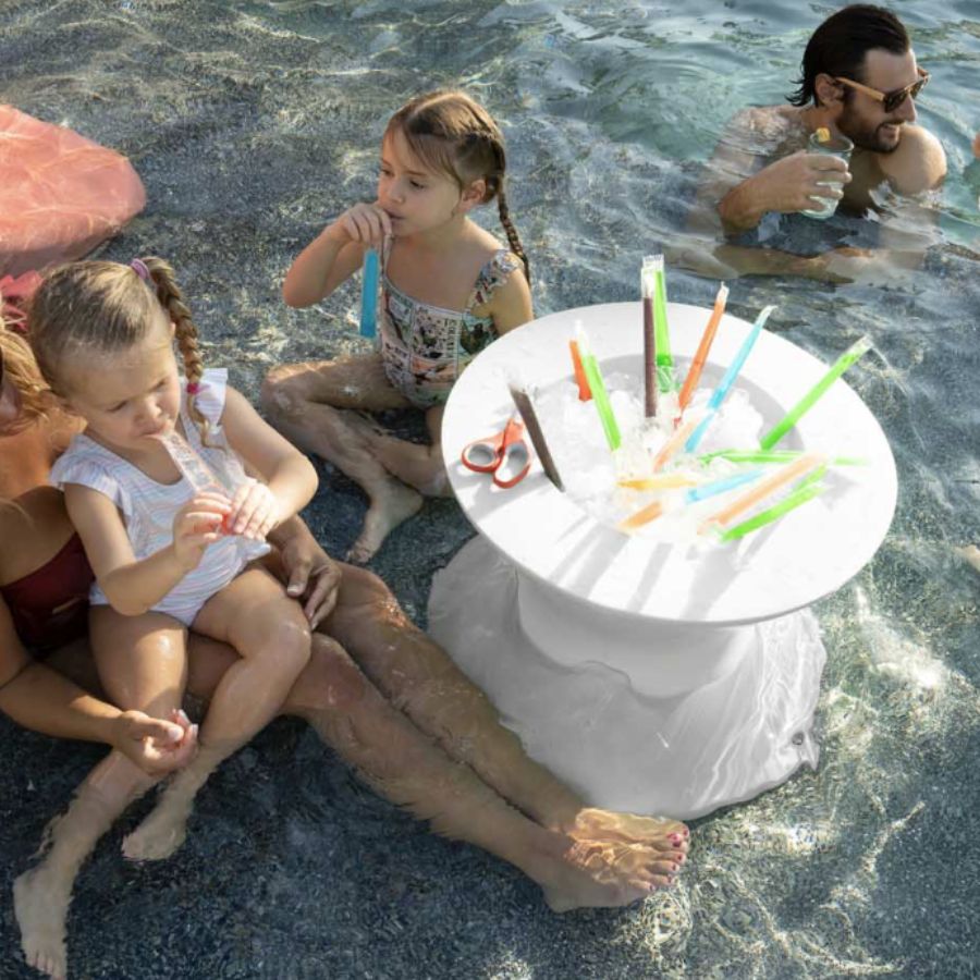 Ledge Lounger Signature Tall Ice Bin Side Table