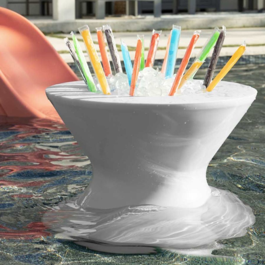 Ledge Lounger Signature Tall Ice Bin Side Table